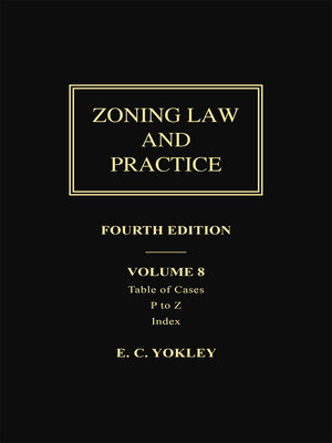 cover image of Zoning Law and Practice